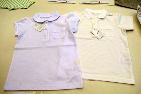 子供制服用　白ポロシャツ　通販安い
